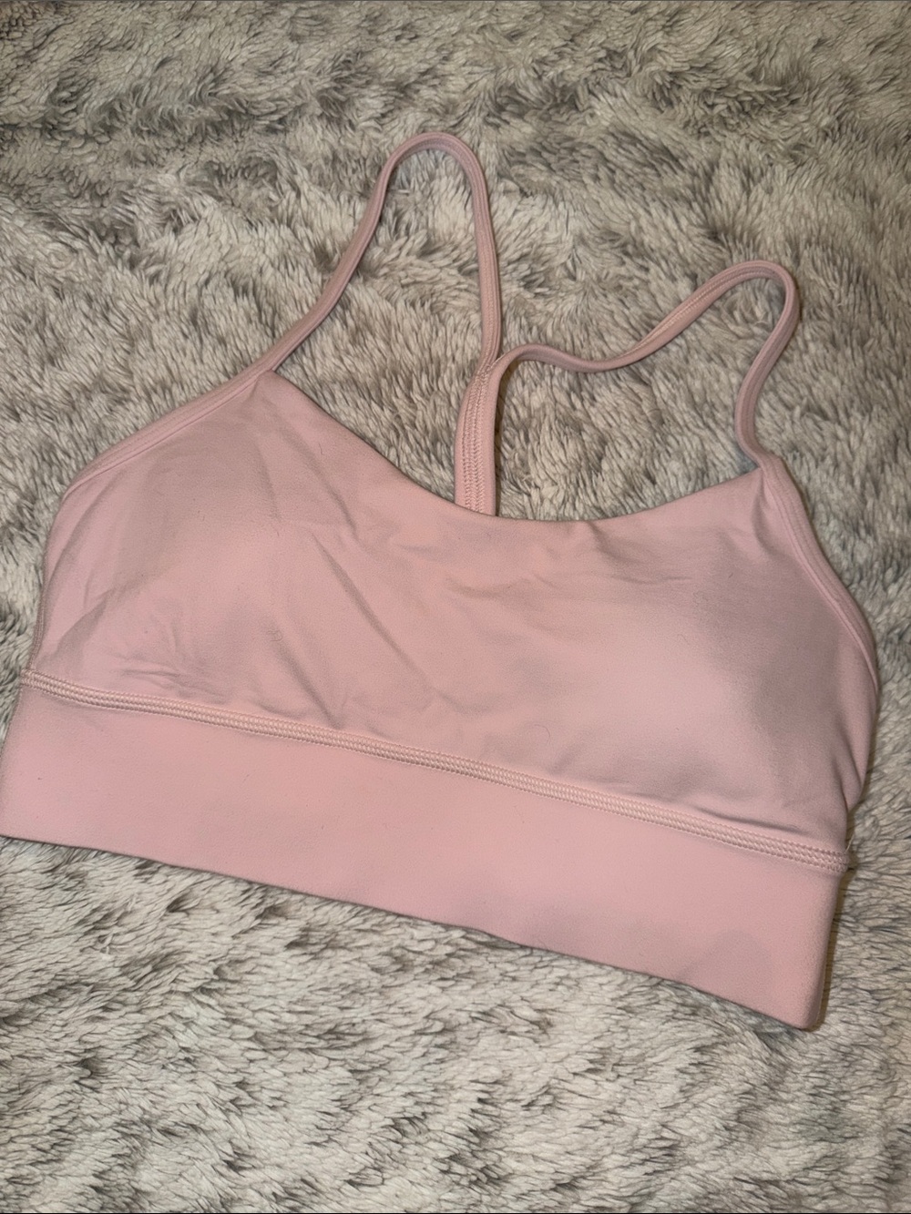 lululemon athletica Soft Pink Strappy Bralette